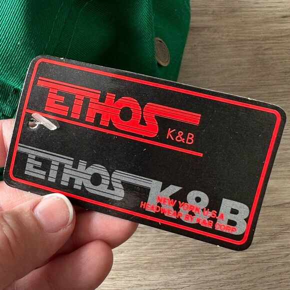 KBEthos Adjustable Army Cap 5 Panel Twill Military Hat Kelly Green NEW NWT - Picture 10 of 12